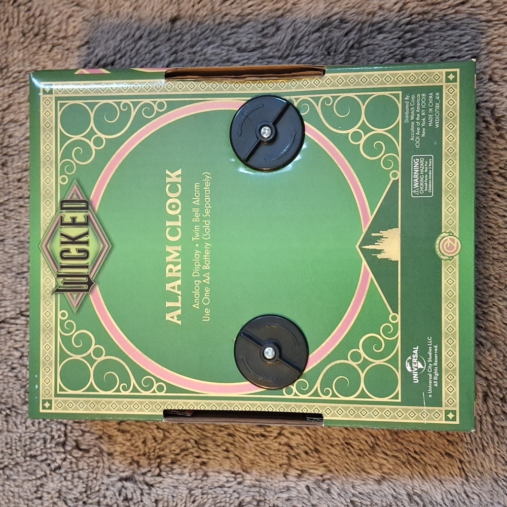Wicked 2 Bell Alarm Clock - Picture 2 of 5